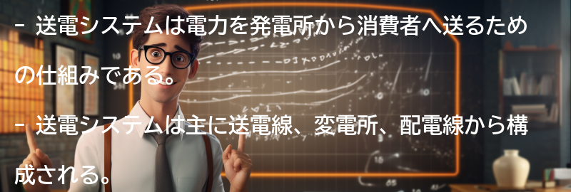 送電システムの概要の要点まとめ
