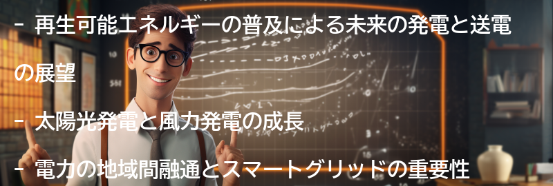 未来の発電と送電の展望の要点まとめ