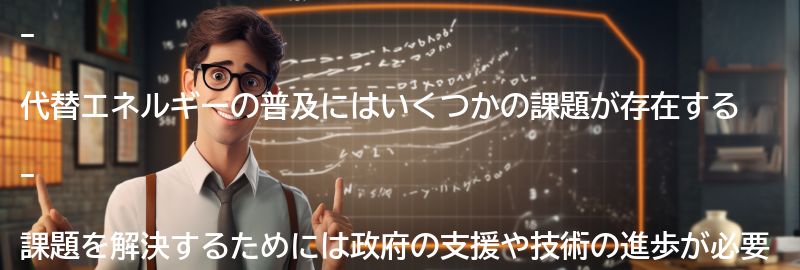 代替エネルギーの普及に向けた課題と解決策の要点まとめ