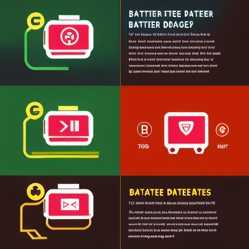 蓄電池の放電による注意点