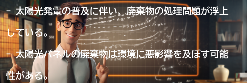 廃棄物の処理方法とその課題の要点まとめ