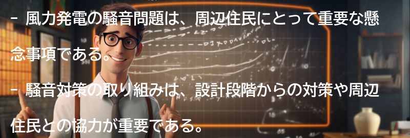 騒音対策の取り組みの要点まとめ