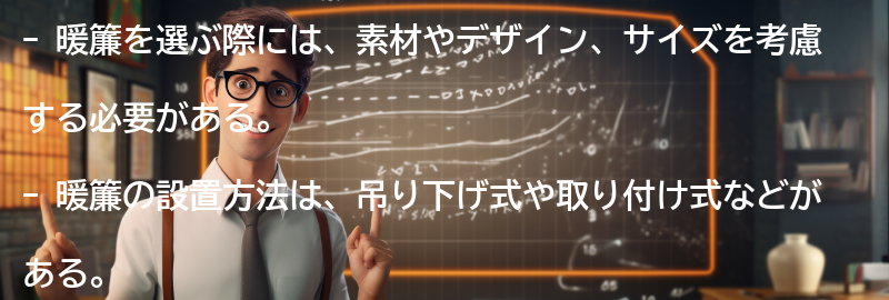 暖簾の選び方と設置方法の要点まとめ