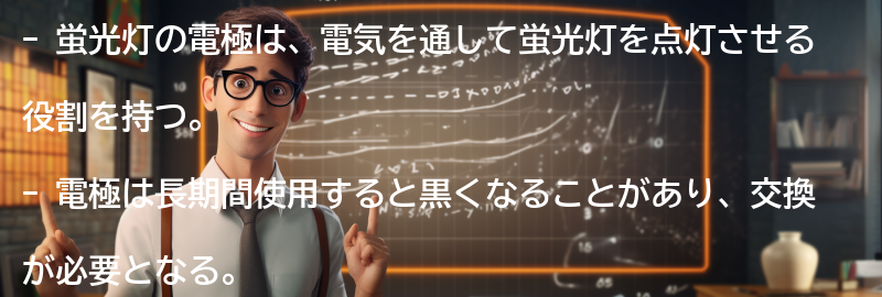 蛍光灯の電極とは？の要点まとめ