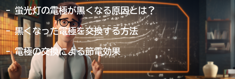 黒くなった電極の交換方法の要点まとめ