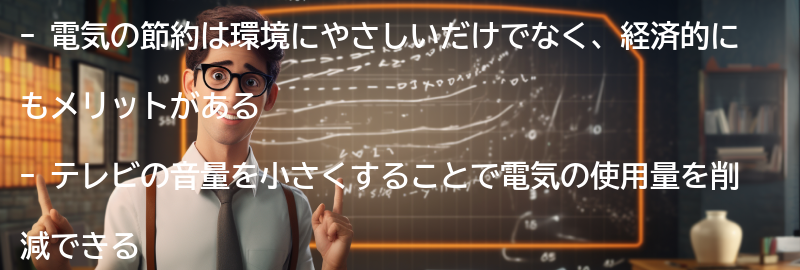 電気の節約の重要性の要点まとめ