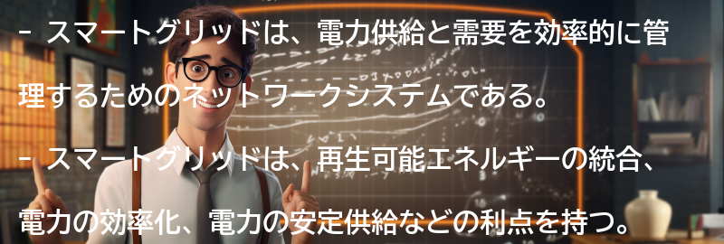 スマートグリッドとは何か?の要点まとめ