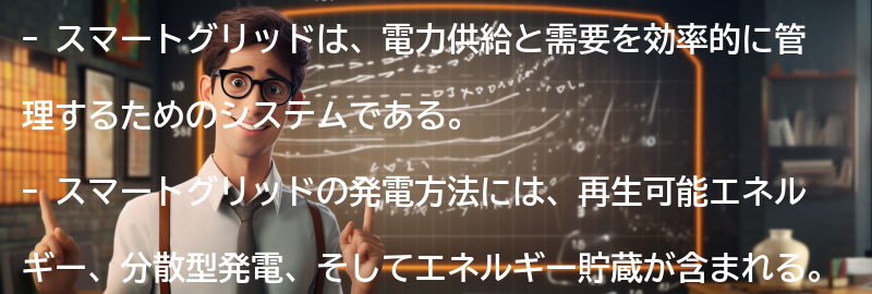 スマートグリッドの発電方法の要点まとめ