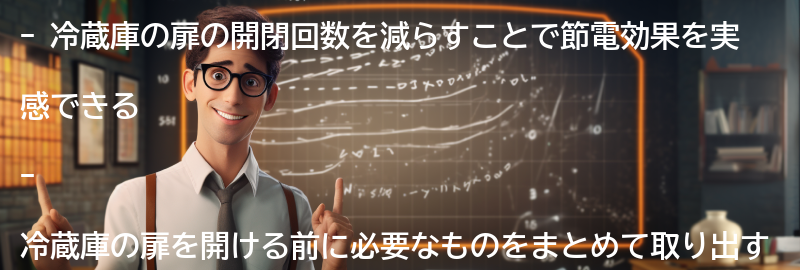 節電効果を実感するためのポイントの要点まとめ