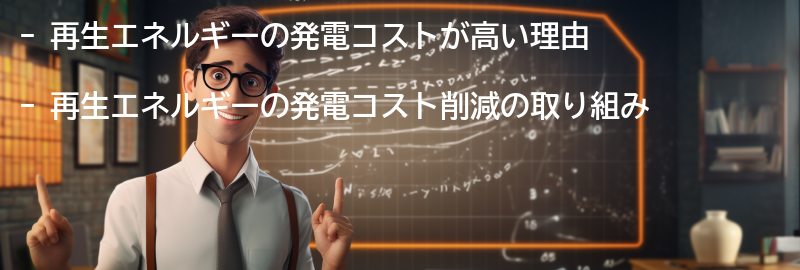 再生エネルギーの発電コスト削減の取り組みの要点まとめ