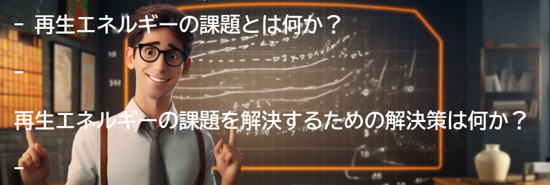 再生エネルギーの課題と解決策の要点まとめ