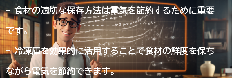 食材の適切な保存方法と冷凍庫の活用法の要点まとめ