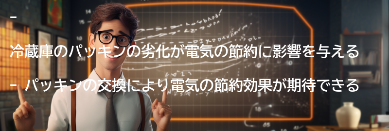 パッキンの交換による電気の節約効果の要点まとめ