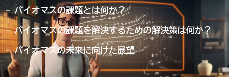 バイオマスの課題と解決策の要点まとめ