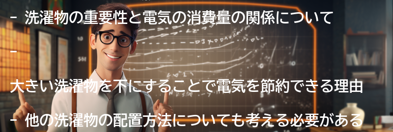 洗濯物の重要性と電気の消費量の要点まとめ
