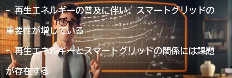 再生エネルギーとスマートグリッドの課題と解決策の要点まとめ